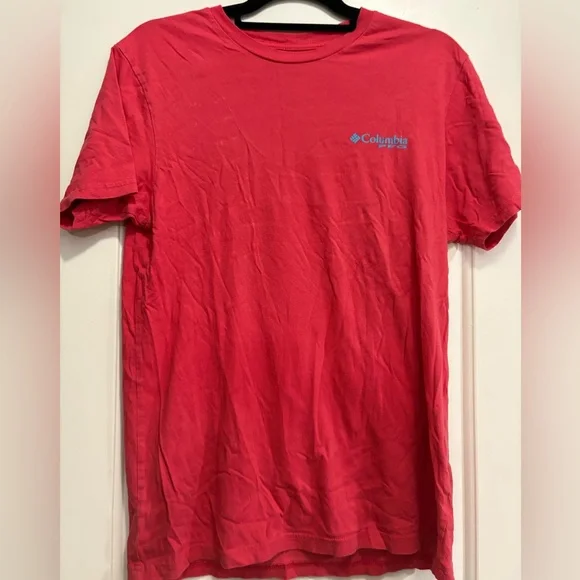 Columbia Men's Red T-Shirt - Picture 1 of 3